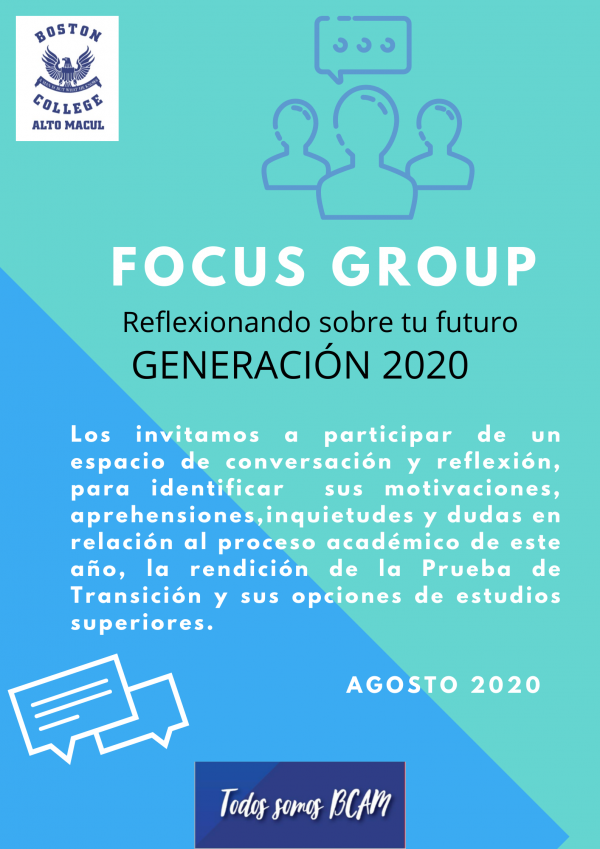 Focus Group IV° Medio Generación 2020