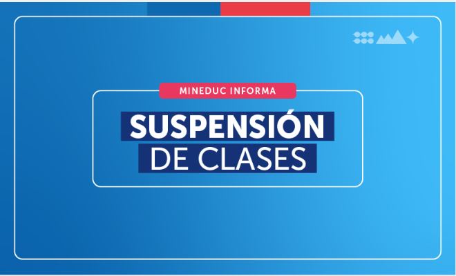 NOTICIA OFICIAL – SUSPENSIÓN DE CLASES