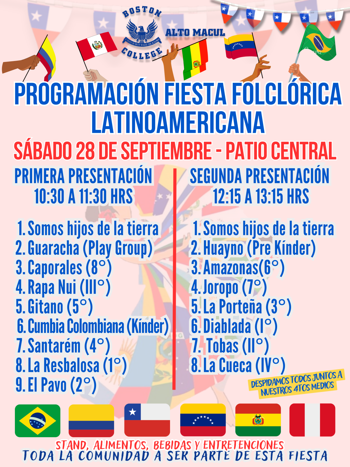 Programación Fiesta Folclórica Latinoamericana 2024