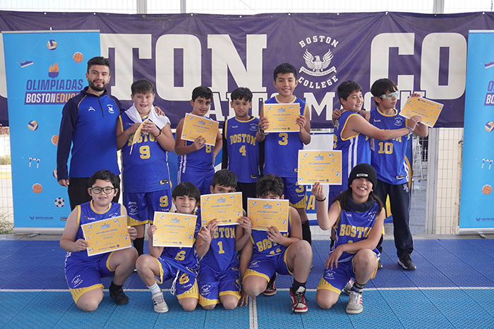Gran jornada de Vóleibol Mini Varones en las Olimpiadas BostonEduca 2025