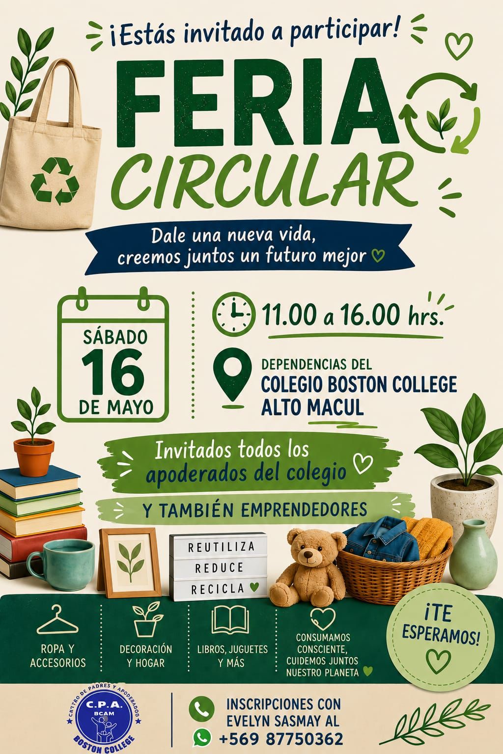 ¡Los invitamos a participar de nuestra Feria Circular!