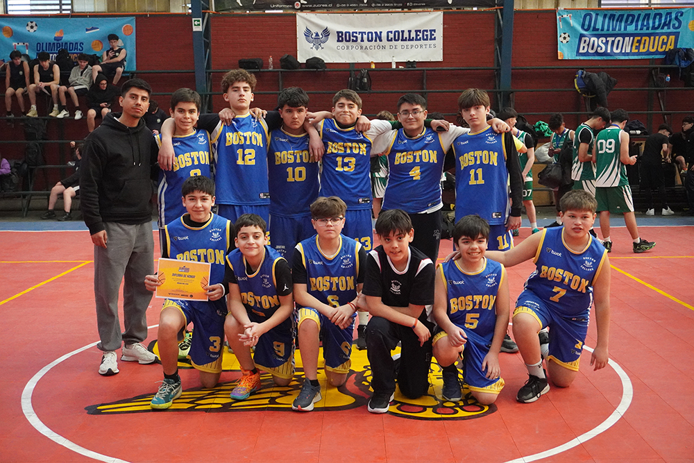 Nuestros estudiantes compitieron en el Básquetbol Intermedia Varones de las Olimpiadas BostonEduca