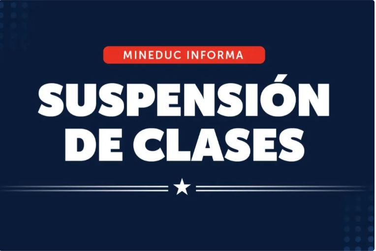 SUSPENSIÓN DE CLASES POR MINEDUC